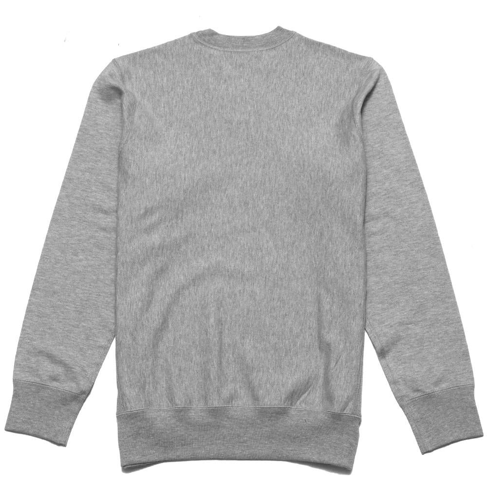 lost & found Mid Weight Gusset Crewneck Sweatshirt Grey at shoplostfound, back