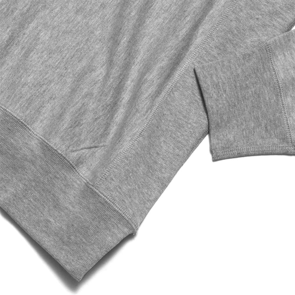 lost & found Mid Weight Gusset Crewneck Sweatshirt Grey at shoplostfound, detail