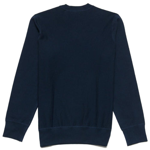 lost & found Mid Weight Gusset Crewneck Sweatshirt Navy at shoplostfound, front
