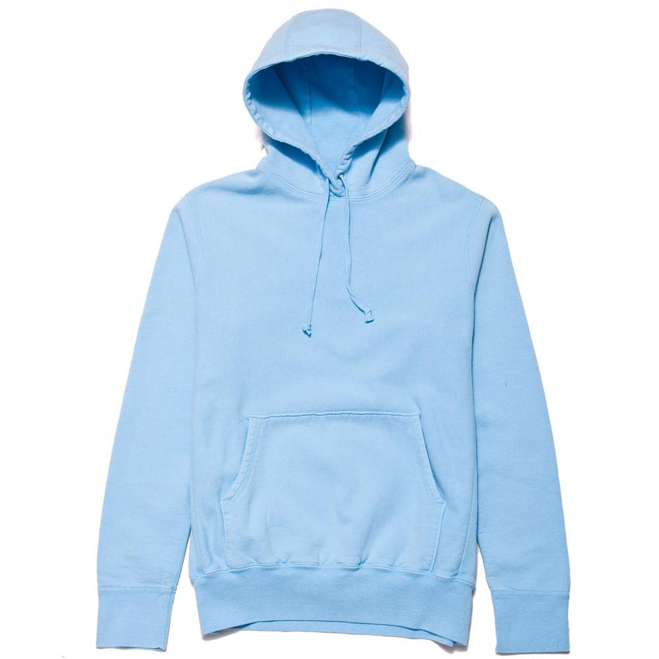 lost & found Mid Weight Pullover Hoodie Blue at shoplostfound, front