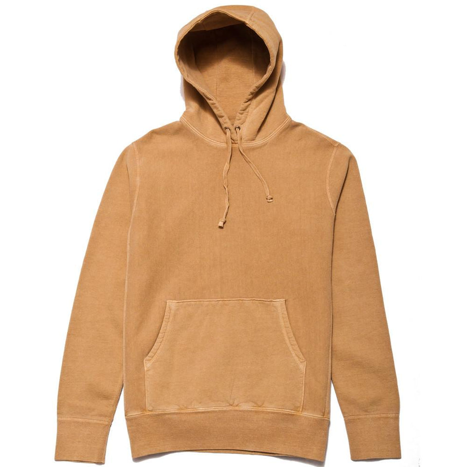 lost & found Mid Weight Pullover Hoodie Brown at shoplostfound, front
