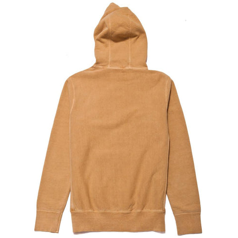 lost & found Mid Weight Pullover Hoodie Brown at shoplostfound, front