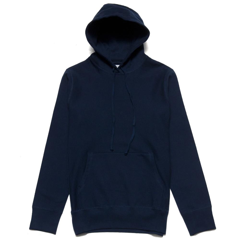 lost & found Mid Weight Pullover Hoodie Navy at shoplostfound, front