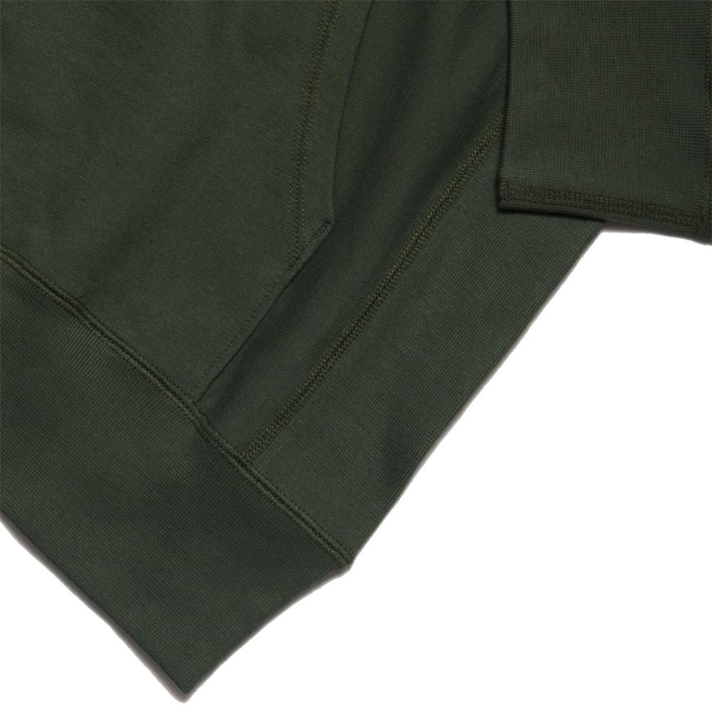 lost & found Mid Weight Pullover Hoodie Olive at shoplostfound, detail