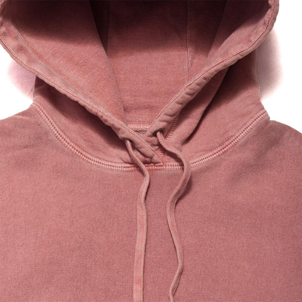 lost & found Mid Weight Pullover Hoodie Pink at shoplostfound, neck