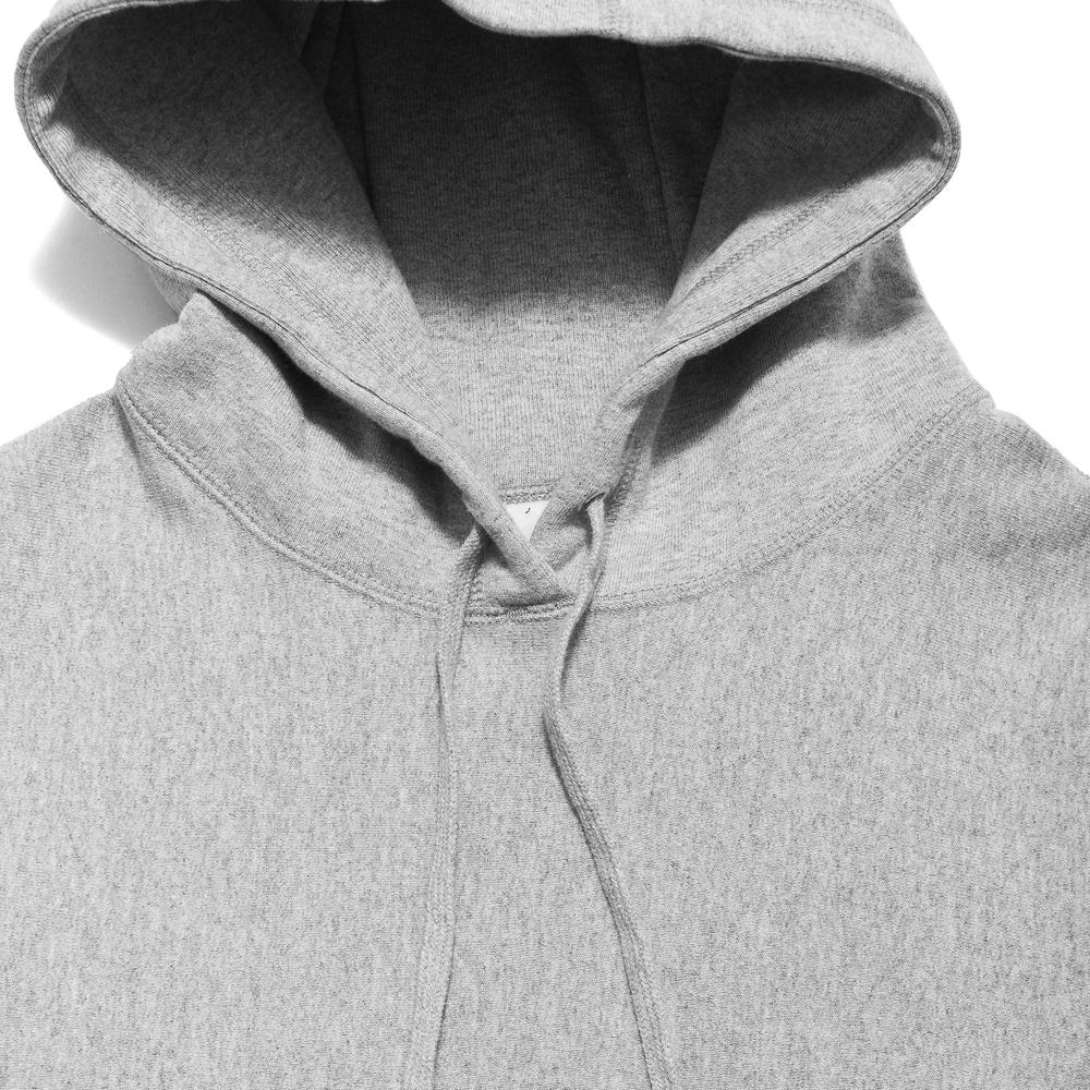 lost & found Pullover Hoodie Heather Grey at shoplostfound, neck
