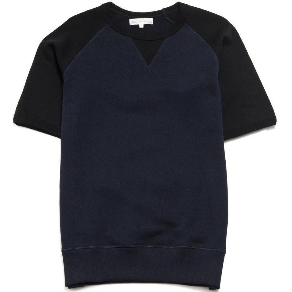 Merz B. Schwanen 347T 1/4 Sleeve Sweatshirt Navy/Black