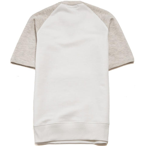 Merz B. Schwanen 347T 1/4 Sleeve Sweatshirt White/Natural Melange