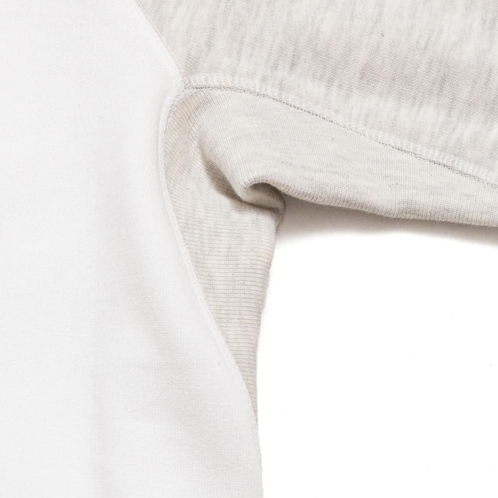 Merz B. Schwanen 347T 1/4 Sleeve Sweatshirt White/Natural Melange