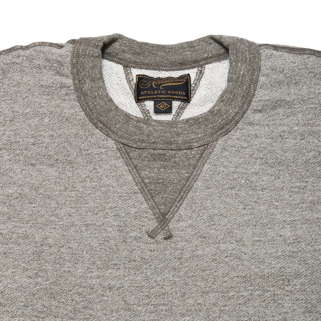 National Athletic Goods Double V Warmup Sage at shoplostfound, neck