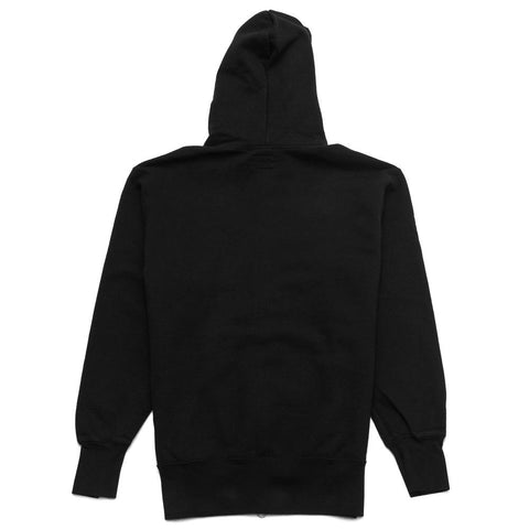 National Athletic Goods for Lost & Found Zip Gusset Parka Black at shoplostfound, front