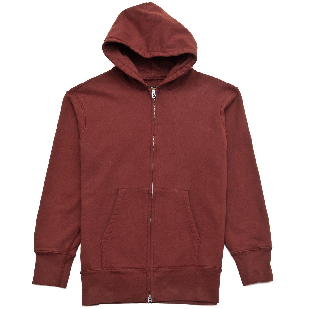 National Athletic Goods for Lost & Found Zip Gusset Parka Clay at shoplostfound, front