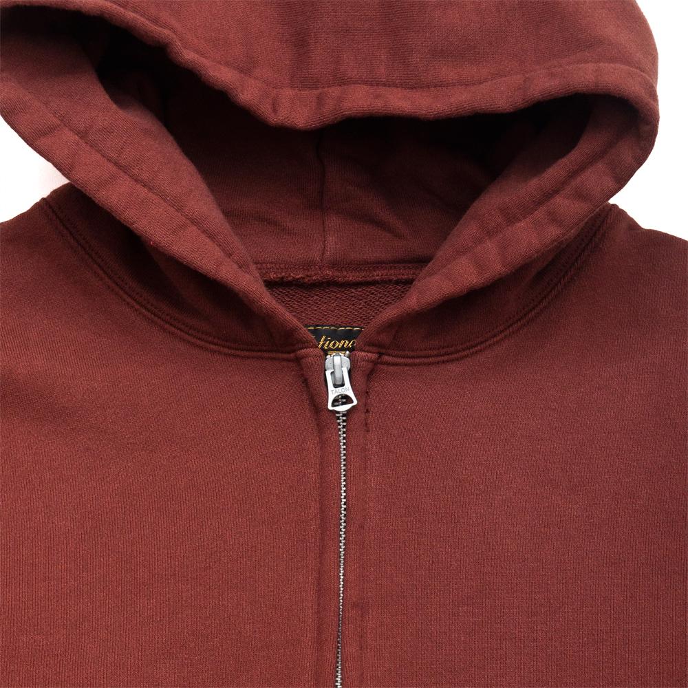 National Athletic Goods for Lost & Found Zip Gusset Parka Clay at shoplostfound, neck