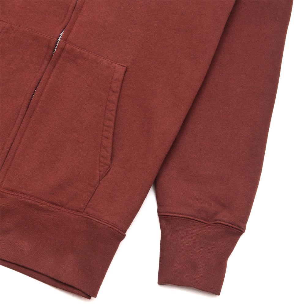 National Athletic Goods for Lost & Found Zip Gusset Parka Clay at shoplostfound, detail