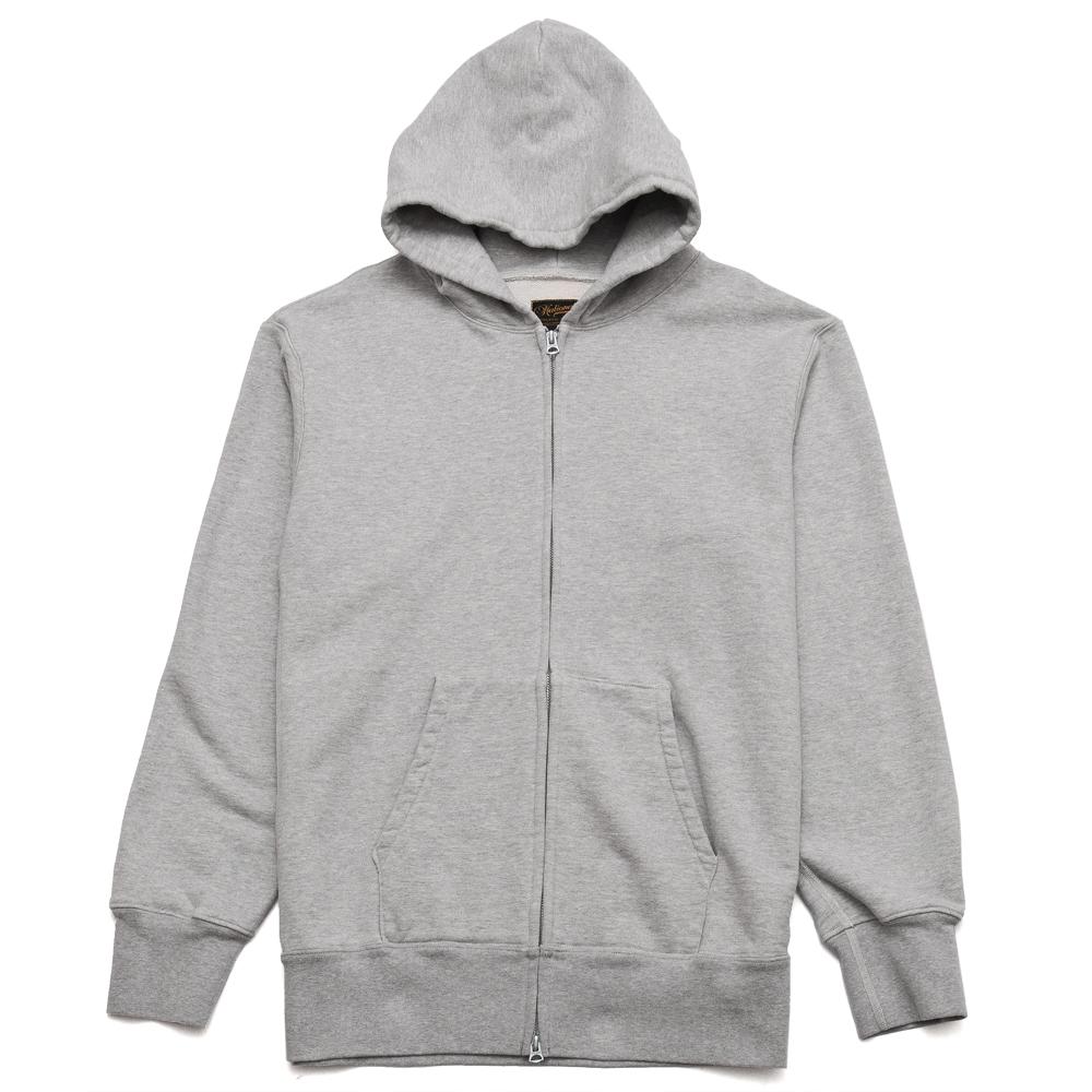 National Athletic Goods for Lost & Found Zip Gusset Parka Grey at shoplostfound, front
