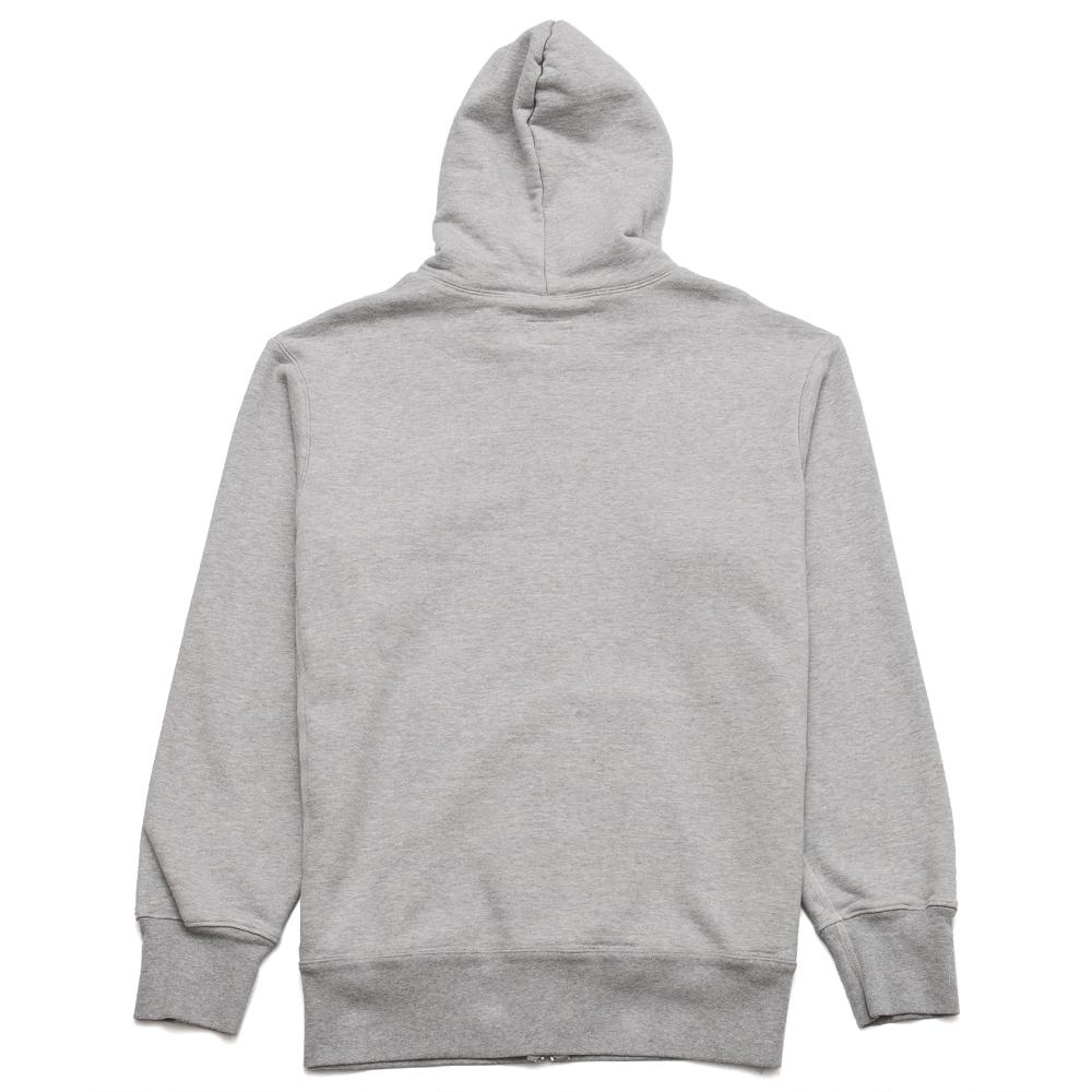 National Athletic Goods for Lost & Found Zip Gusset Parka Grey at shoplostfound, back