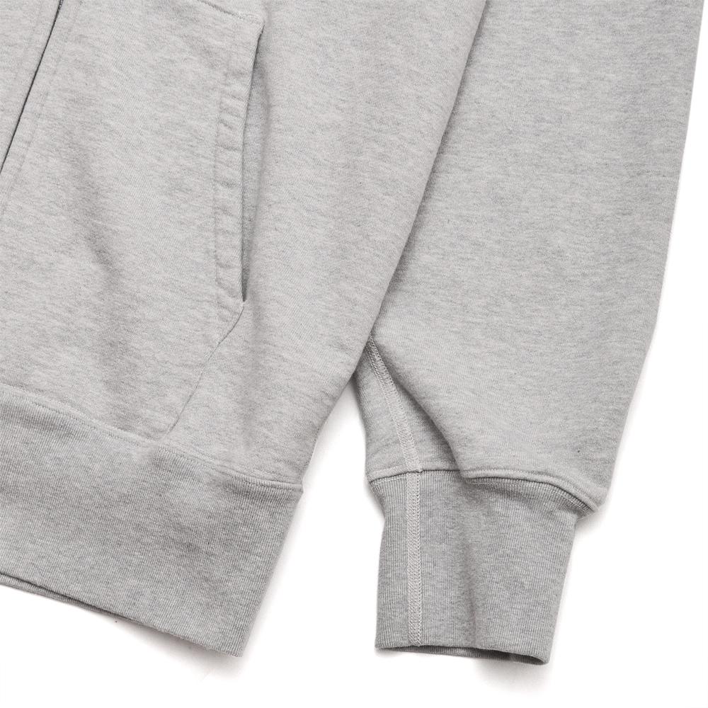 National Athletic Goods for Lost & Found Zip Gusset Parka Grey at shoplostfound, detail