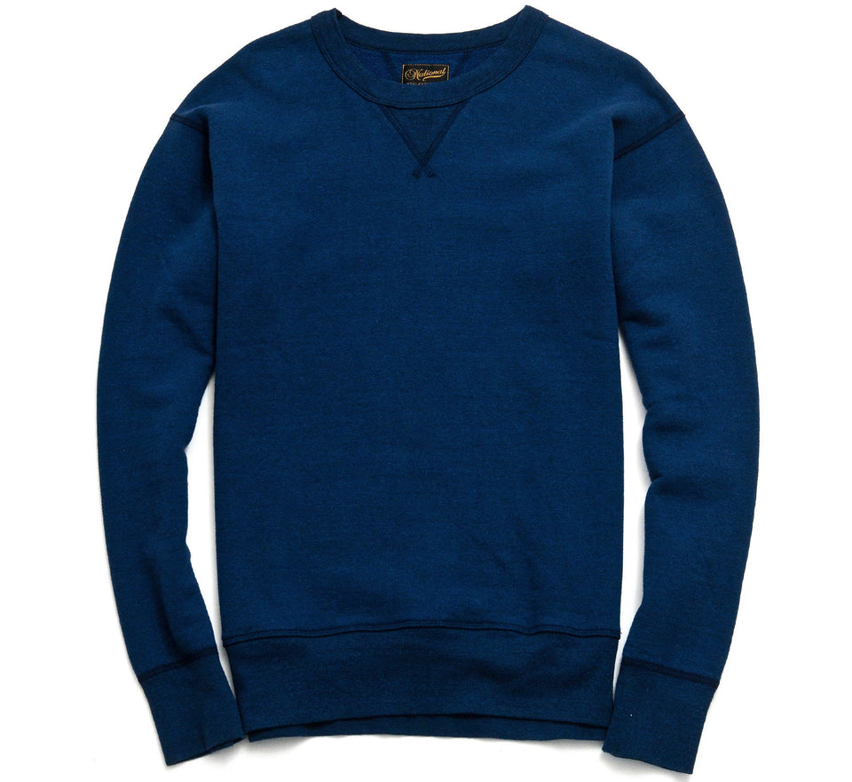 National Athletic Goods Indigo Double V Warmup at shoplostfound in Toronto, front