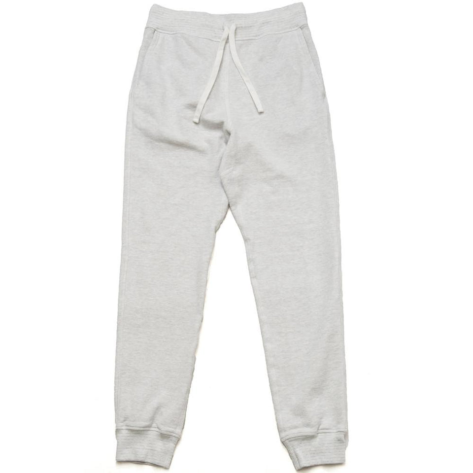 National Athletic Goods Gym Pant White Heather at shoplostfound in Toronto, front