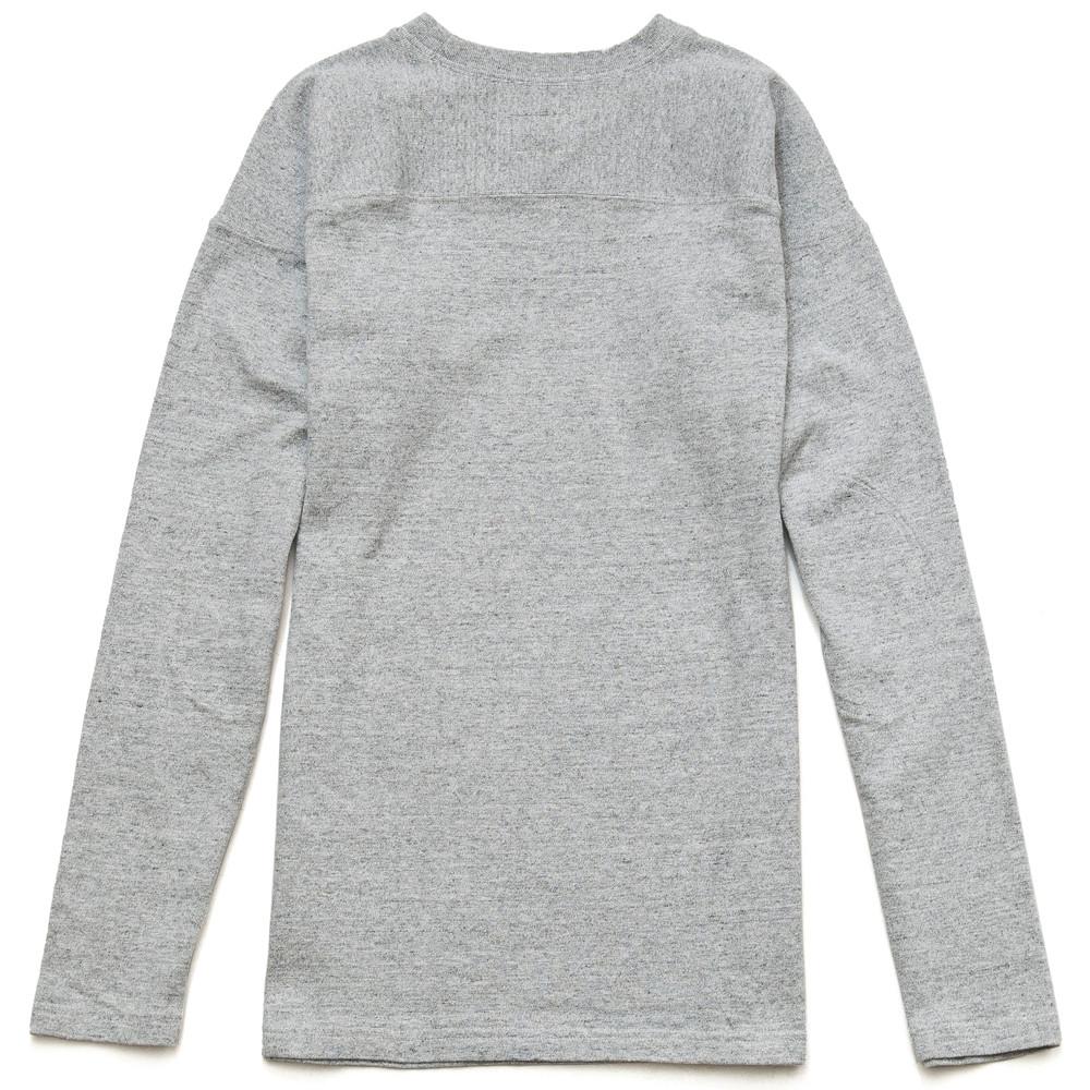 National Athletic Goods L/S Football Tee Grey at shoplostfound in Toronto, back
