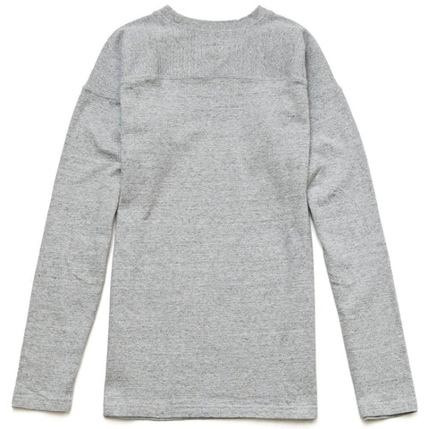 National Athletic Goods L/S Football Tee Grey at shoplostfound in Toronto, front