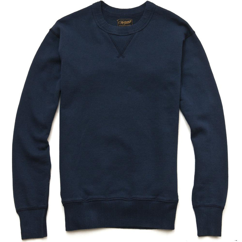 National Athletic Goods Navy Single V Warmup at shoplostfound in Toronto, front