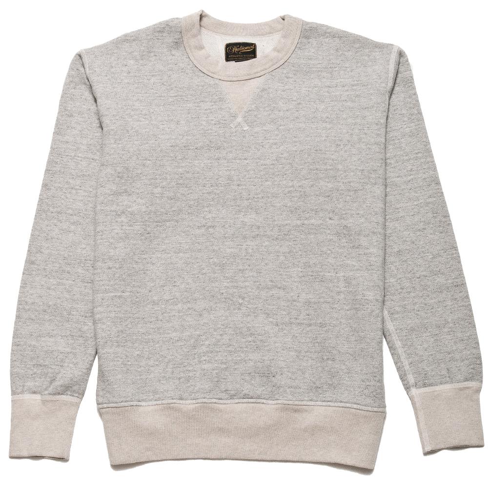 National Athletic Goods Mid Grey Double V Warmup at shoplostfound, front
