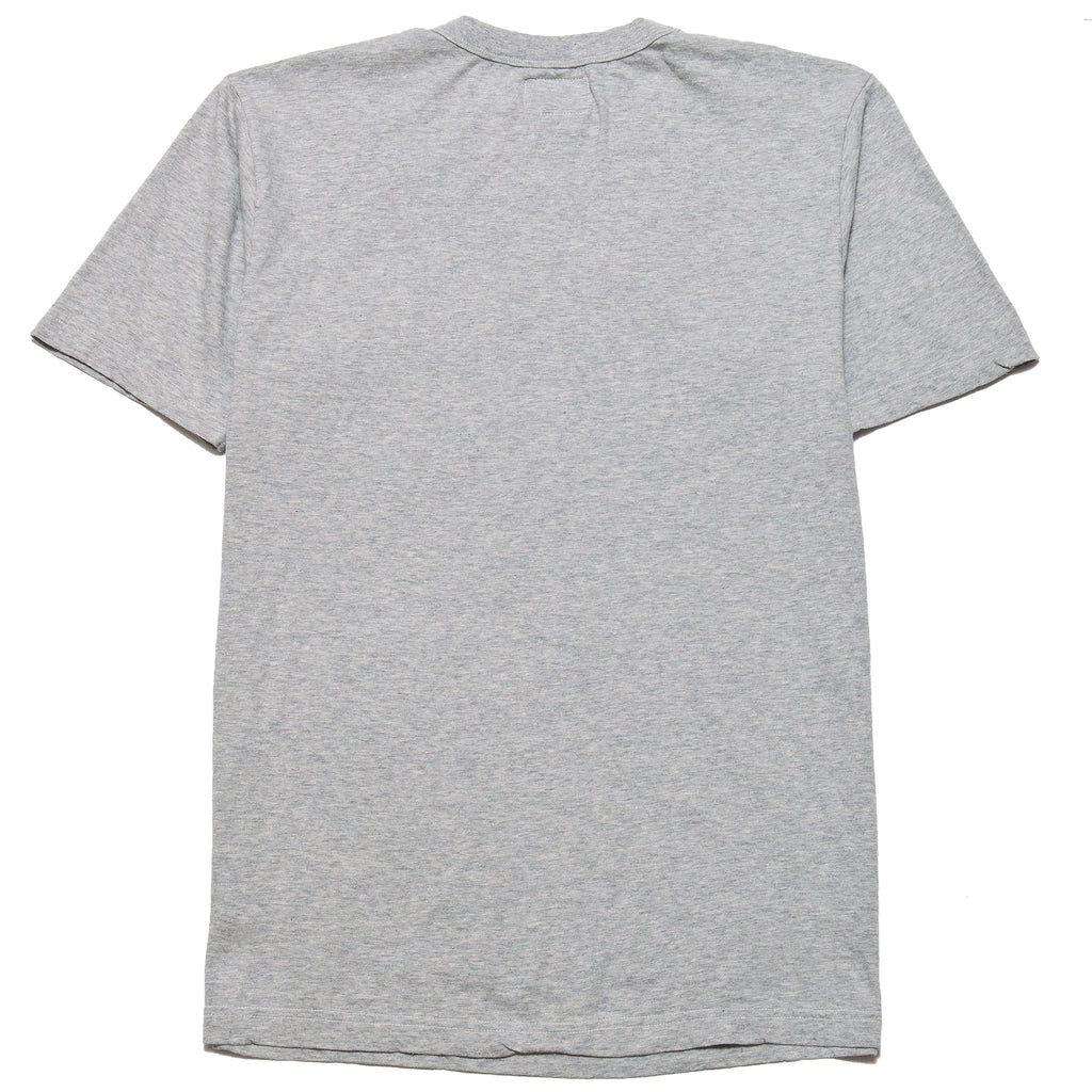 National Athletic Goods Pocket Tee Ash Grey at shoplostfound, back