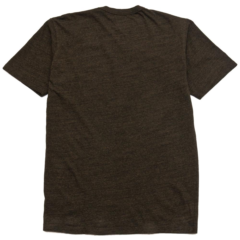 National Athletic Goods Pocket Tee Olive at shoplostfound, back