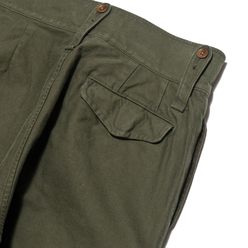 Nigel Cabourn British Army Pant Dark Olive at shoplostfound, detail