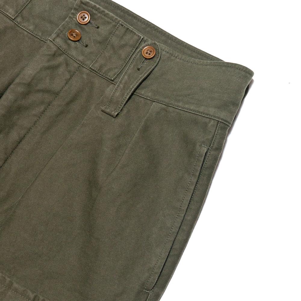 Nigel Cabourn British Army Pant Dark Olive at shoplostfound, pocket