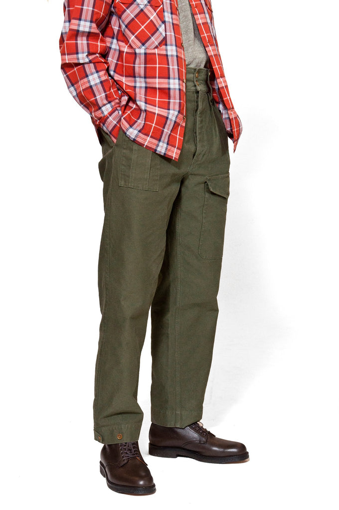 Nigel Cabourn British Army Pant Dark Olive at shoplostfound, Holden