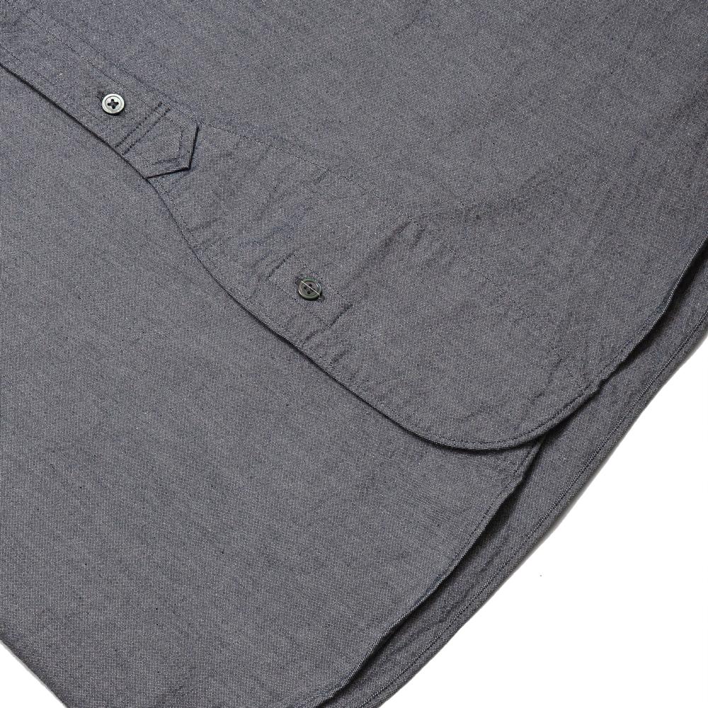 Nigel Cabourn British Officer Shirt Dark Navy at shoplostfound, detail