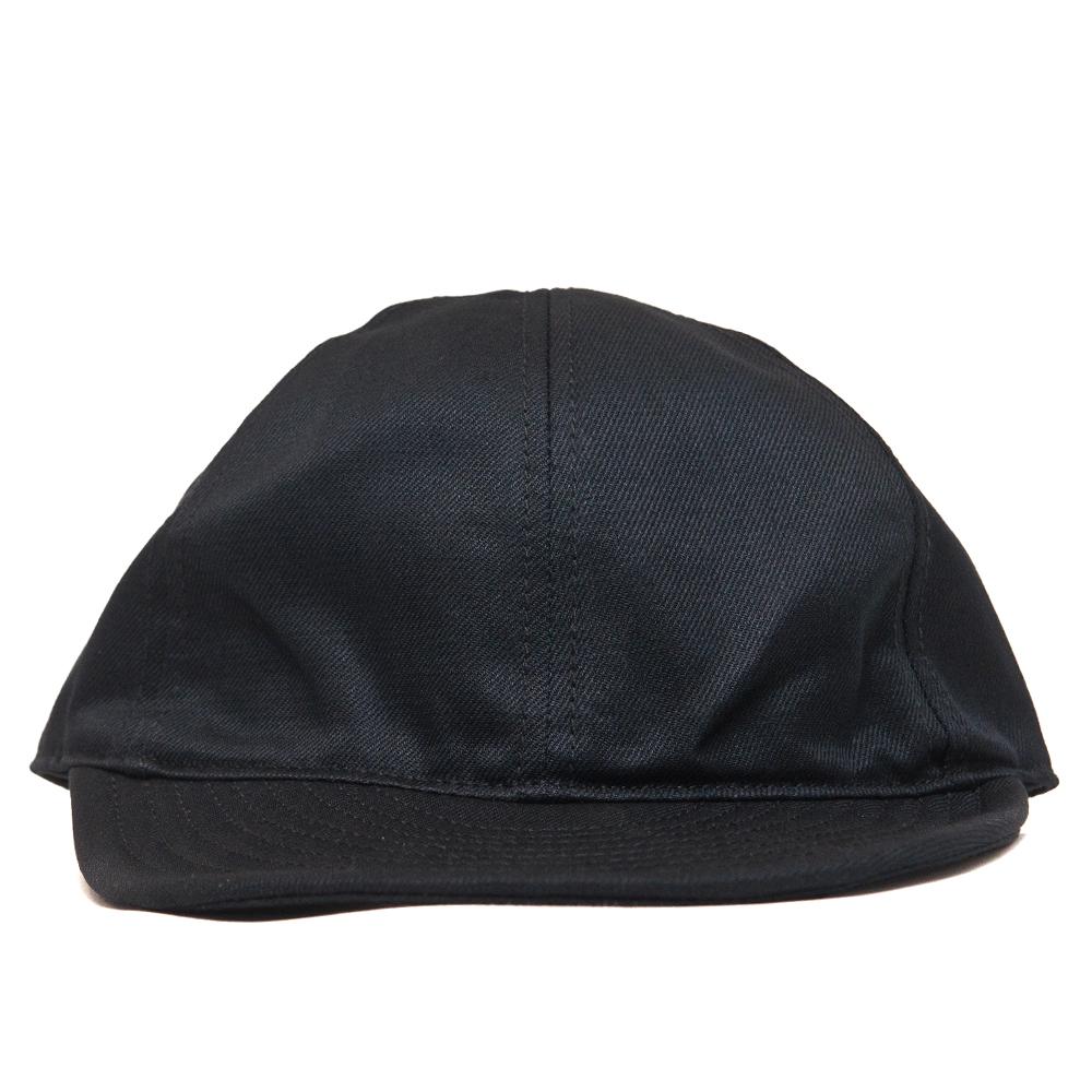 Nigel Cabourn Mechanics Cap Black at shoplostfound, front