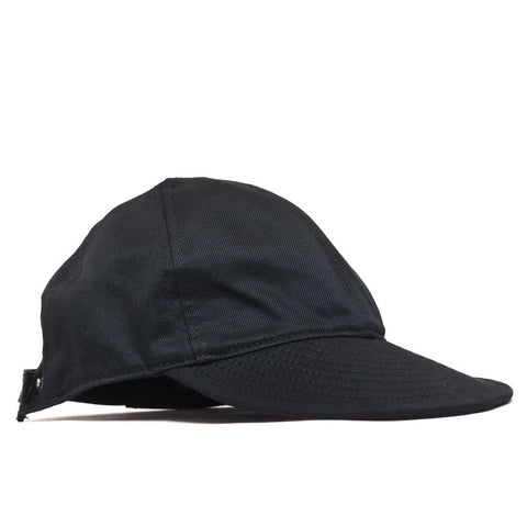 Nigel Cabourn Mechanics Cap Black at shoplostfound, front