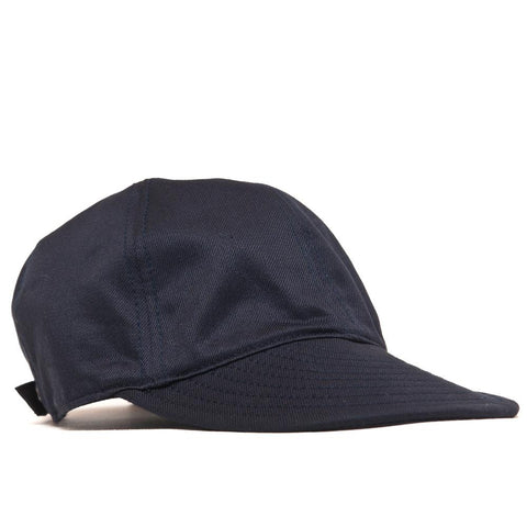 Nigel Cabourn Mechanics Cap Dark Navy at shoplostfound, front