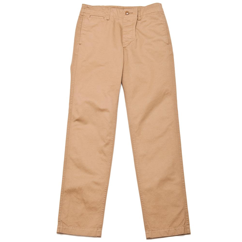Nigel Cabourn Narrow Chino West Point Beige at shoplostfound, front