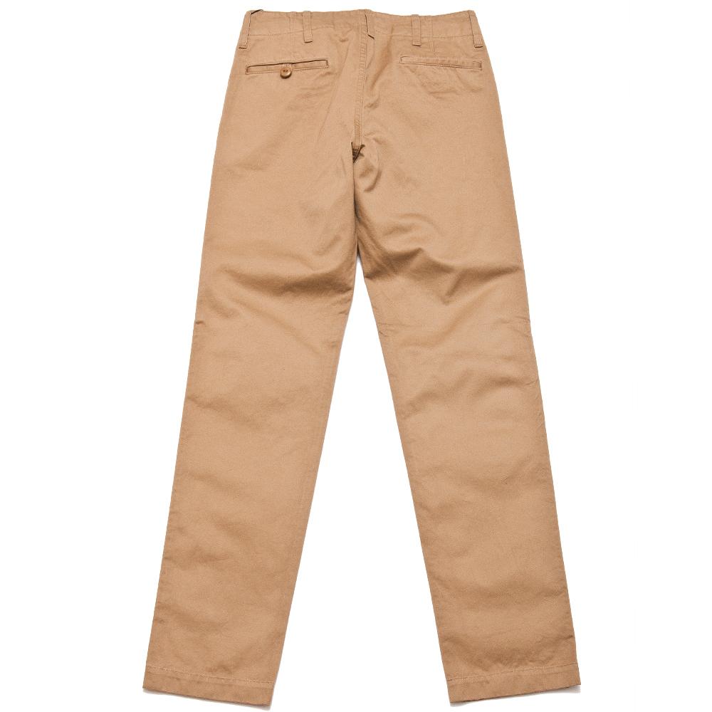 Nigel Cabourn Narrow Chino West Point Beige at shoplostfound, back