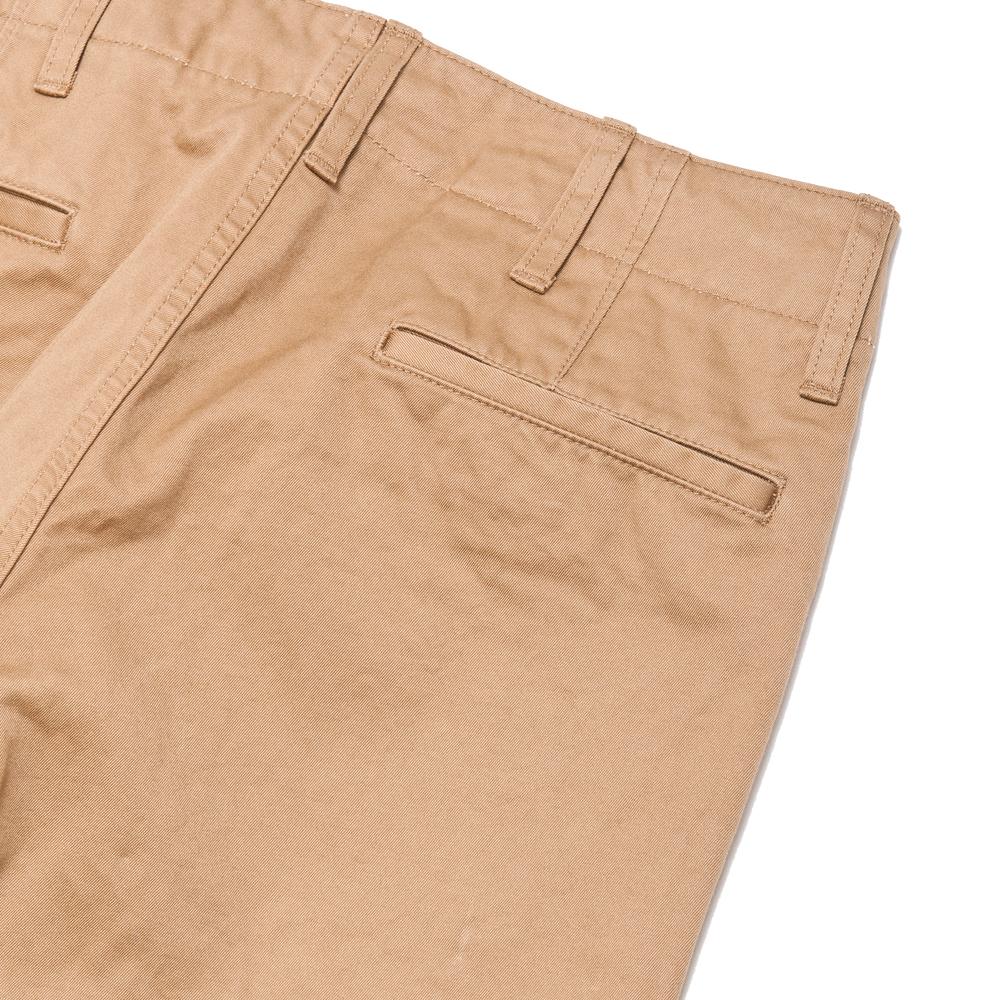 Nigel Cabourn Narrow Chino West Point Beige at shoplostfound, detail