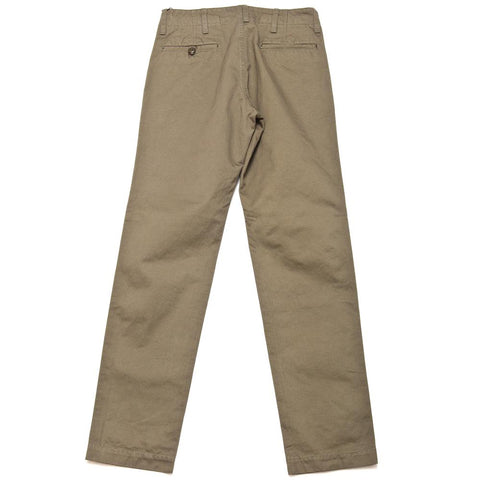 Nigel Cabourn Narrow Chino West Point Olive at shoplostfound, front