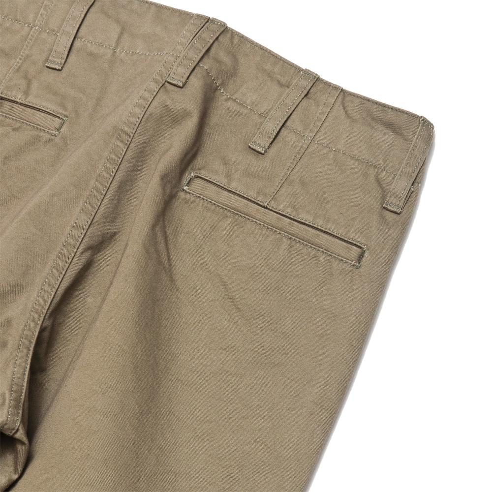 Nigel Cabourn Narrow Chino West Point Olive at shoplostfound, detail