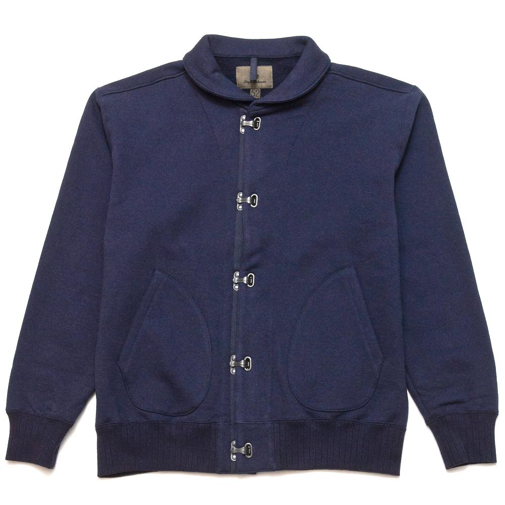 Nigel Cabourn US Clip Jacket Navy at shoplostfound, front