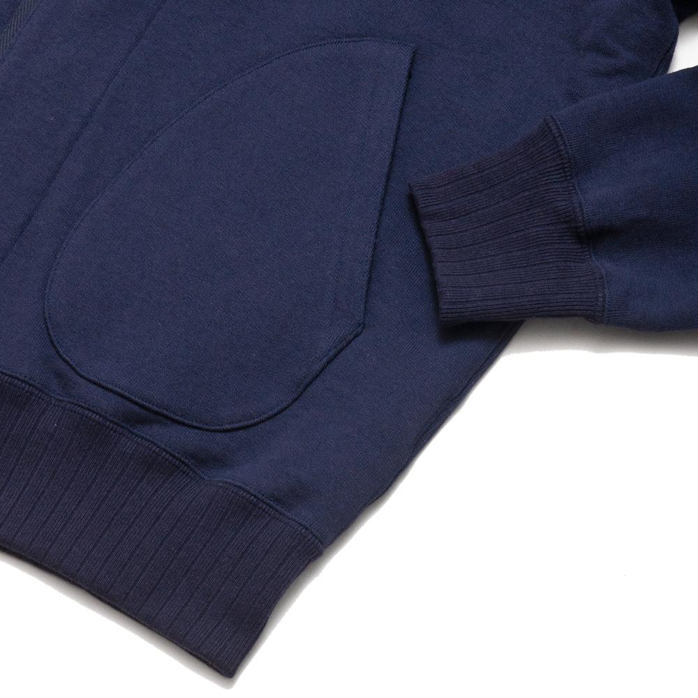 Nigel Cabourn US Clip Jacket Navy at shoplostfound, cuff