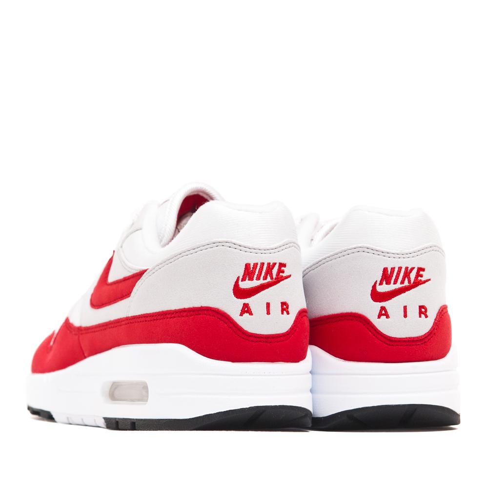 Nike Air Max 1 OG Anniversary White/University Red at shoplostfound, back