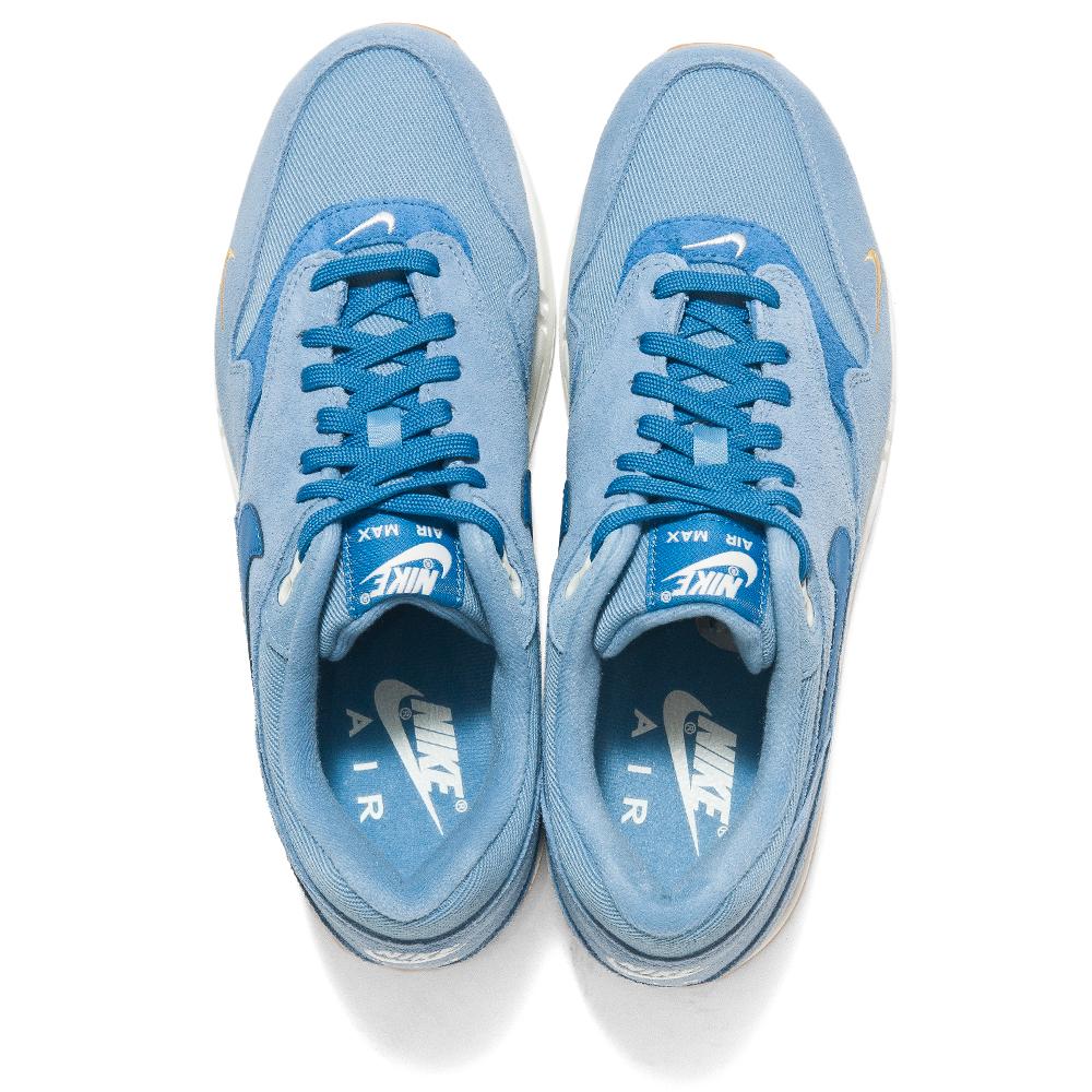 Nike Air Max 1 Premium Work Blue/Mountain Blue at shoplostfound, top