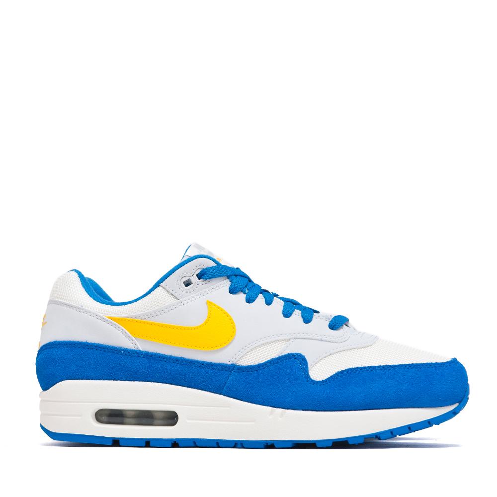 Nike Air Max 1 Sail/Signal Blue/Amarillo at shoplostfound, side