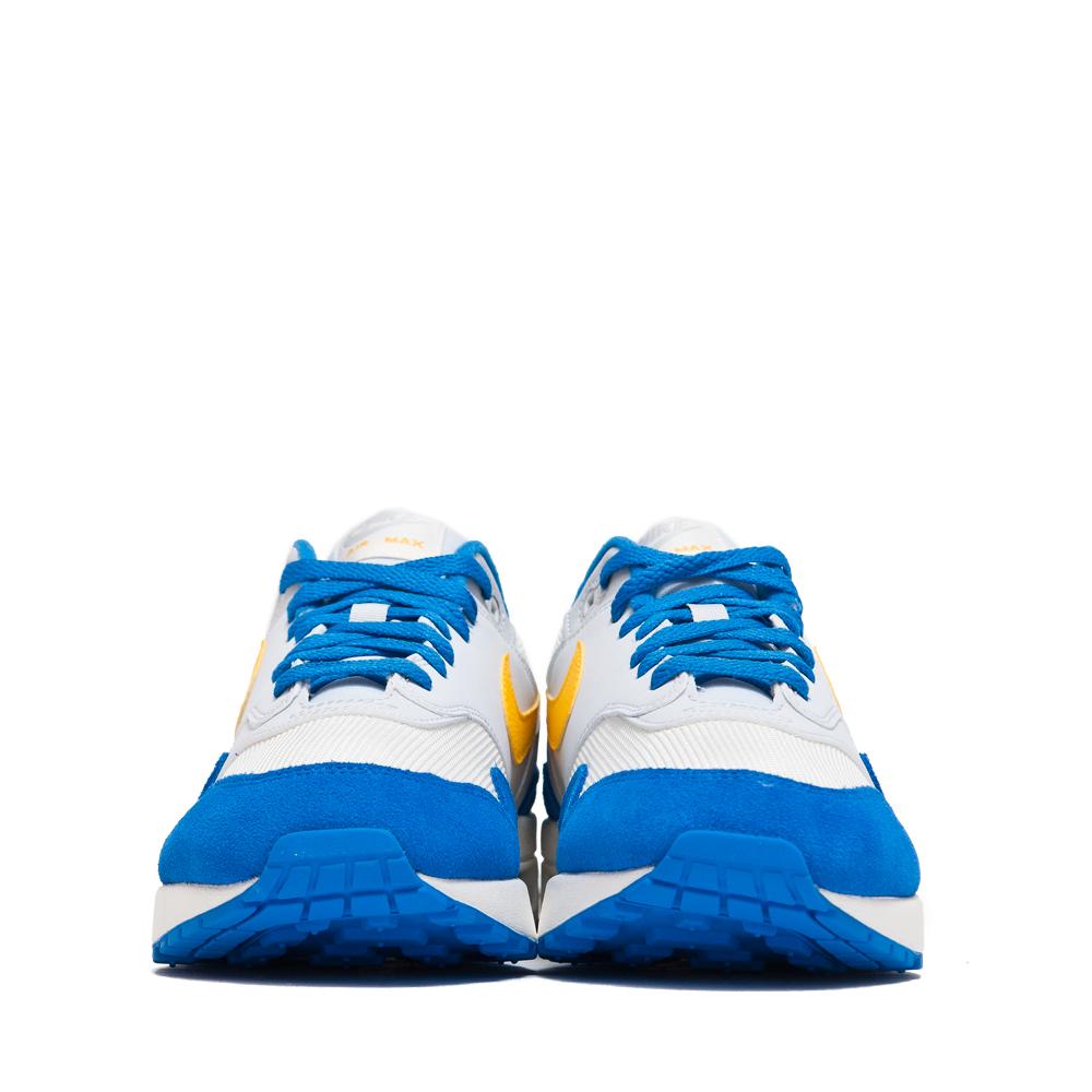 Nike Air Max 1 Sail/Signal Blue/Amarillo at shoplostfound, front