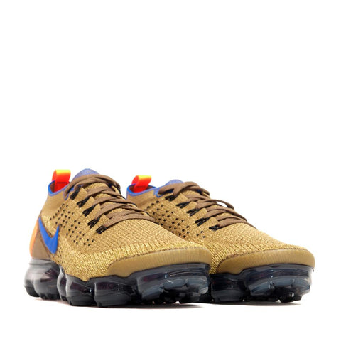Nike Air VaporMax Flyknit 2 Golden Beige/Racer Blue - 8