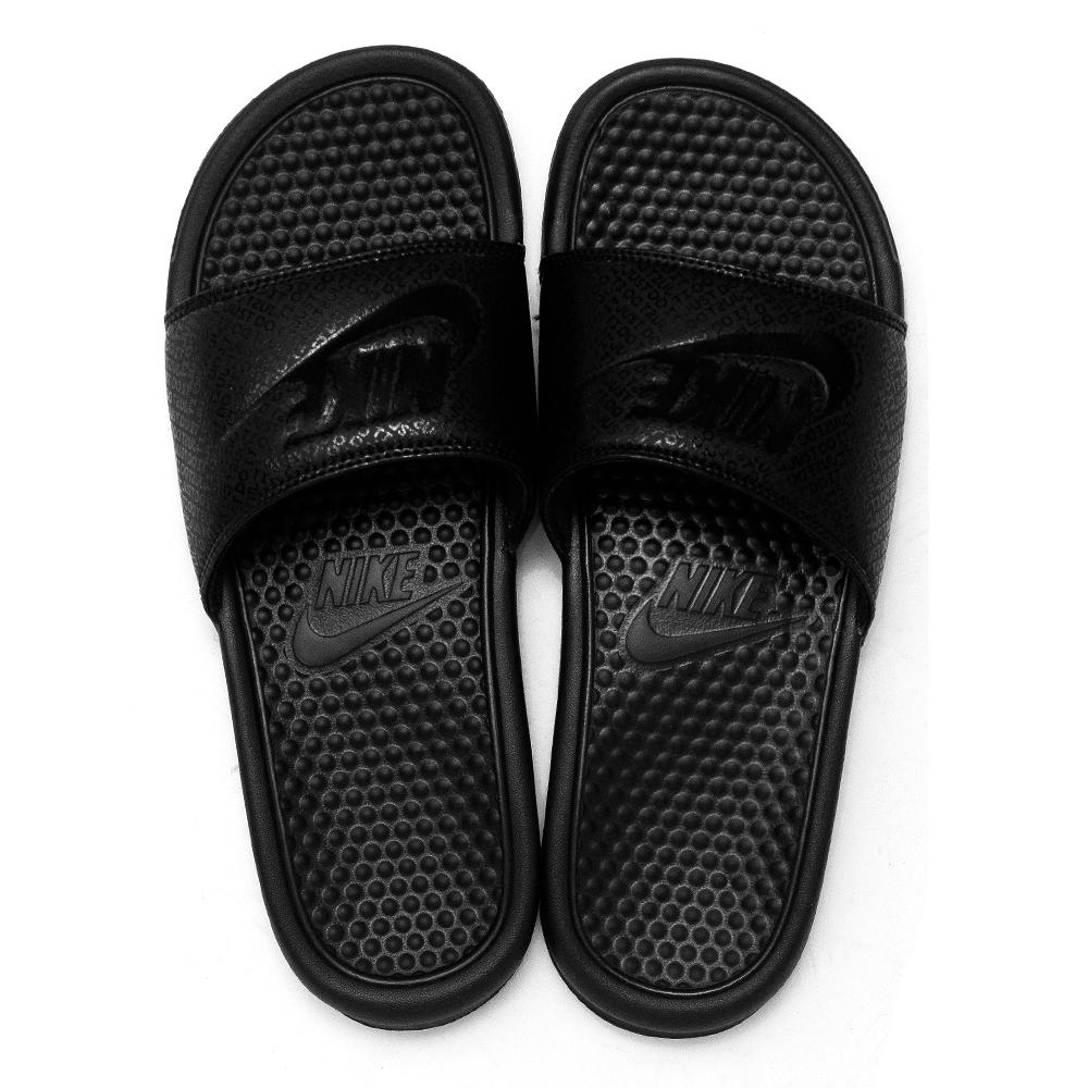 Nike Benassi JDI Black/Black at shoplostfound, top