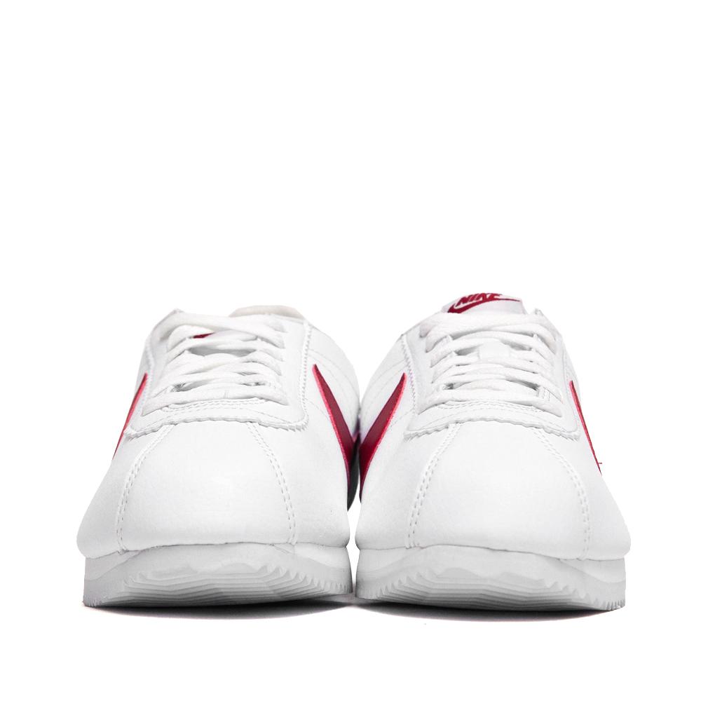Nike Classic Cortez Leather White/Varsity at shoplostfound, front